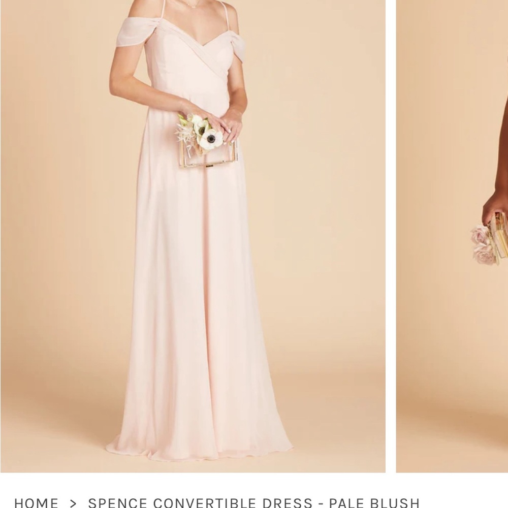 Spence Convertible Dress - Pale Blush Birdy Grey